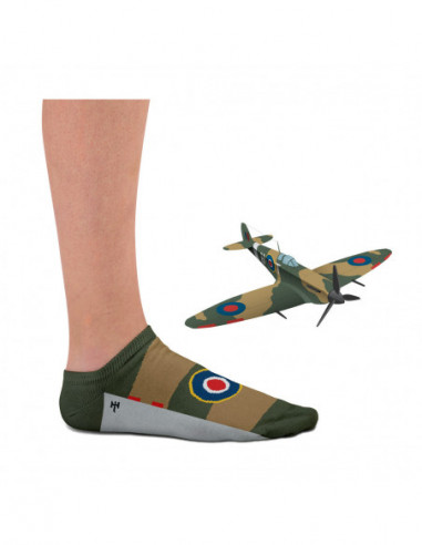 HEEL TREAD Spitfire Niedrige Socken - Cars & Vibes