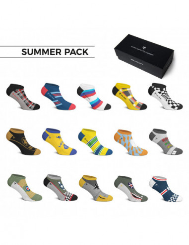 HEEL TREAD Sommerpaket - 15 Socken - Cars & Vibes