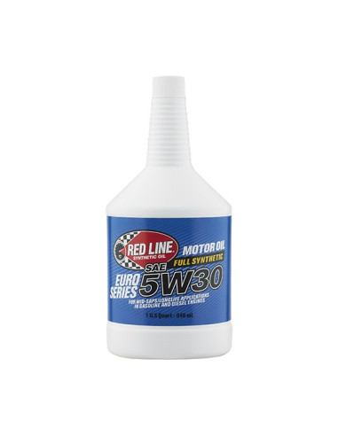 RED LINE OIL 5W30 Huile moteur Euro-Series - 0,946 L - Cars & Vibes