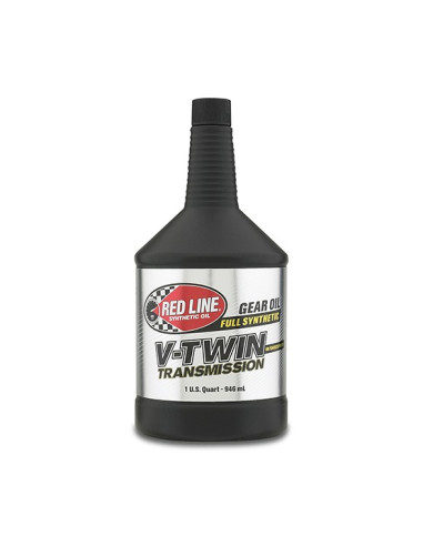 RED LINE OIL Aceite de transmisión V-Twin con Shockproof® - 0.946L - Cars & Vibes