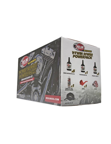 RED LINE OIL V-Twin 20W50 PowerPack