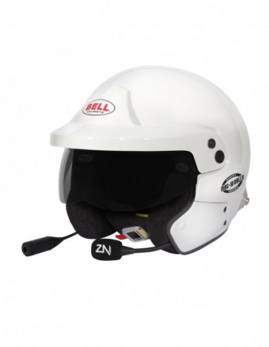 BELL MAG-10 RALLY Sport Weißer Helm (Hans) - Cars & Vibes