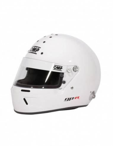 OMP GP-R Helmet FIA 8859-2015 White - Cars & Vibes