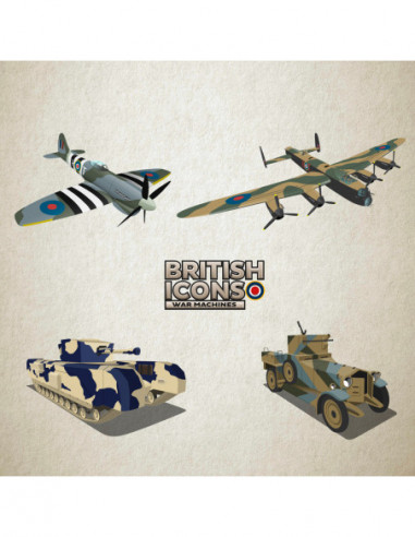 HEEL TREAD Britische Ikonen - Kriegsmaschinen-Paket - Cars & Vibes
