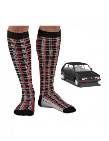 HEEL TREAD Golf GTI Hohe Socken - Cars & Vibes