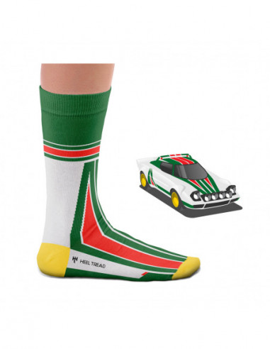 HEEL TREAD Lancia Stratos Socken - Cars & Vibes